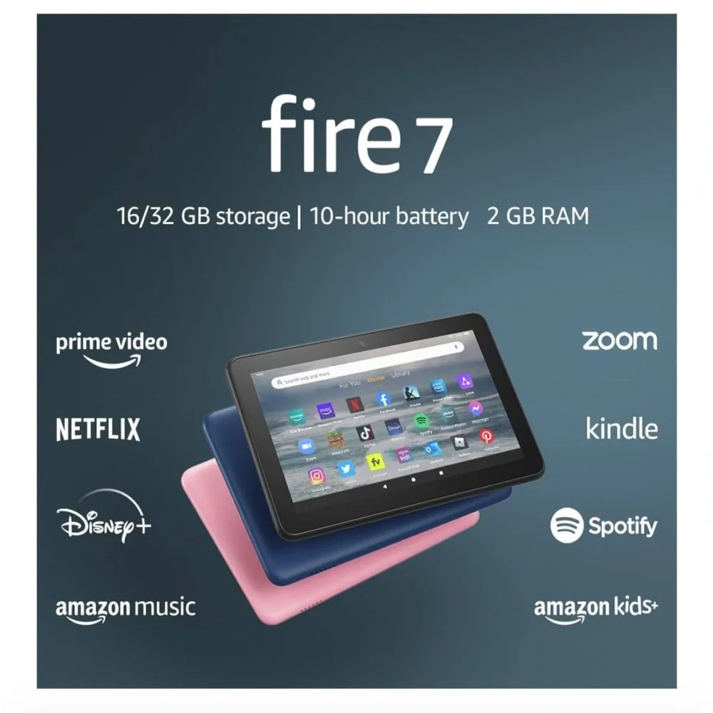 Brand New Amazon Black Fire Tablet Sleek Design